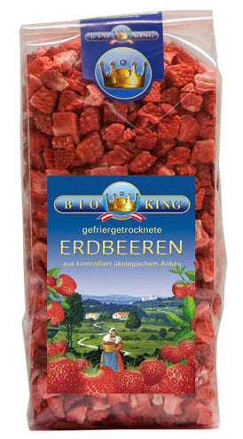 Erdbeeren gefriergetrocknet Bio, 40 g