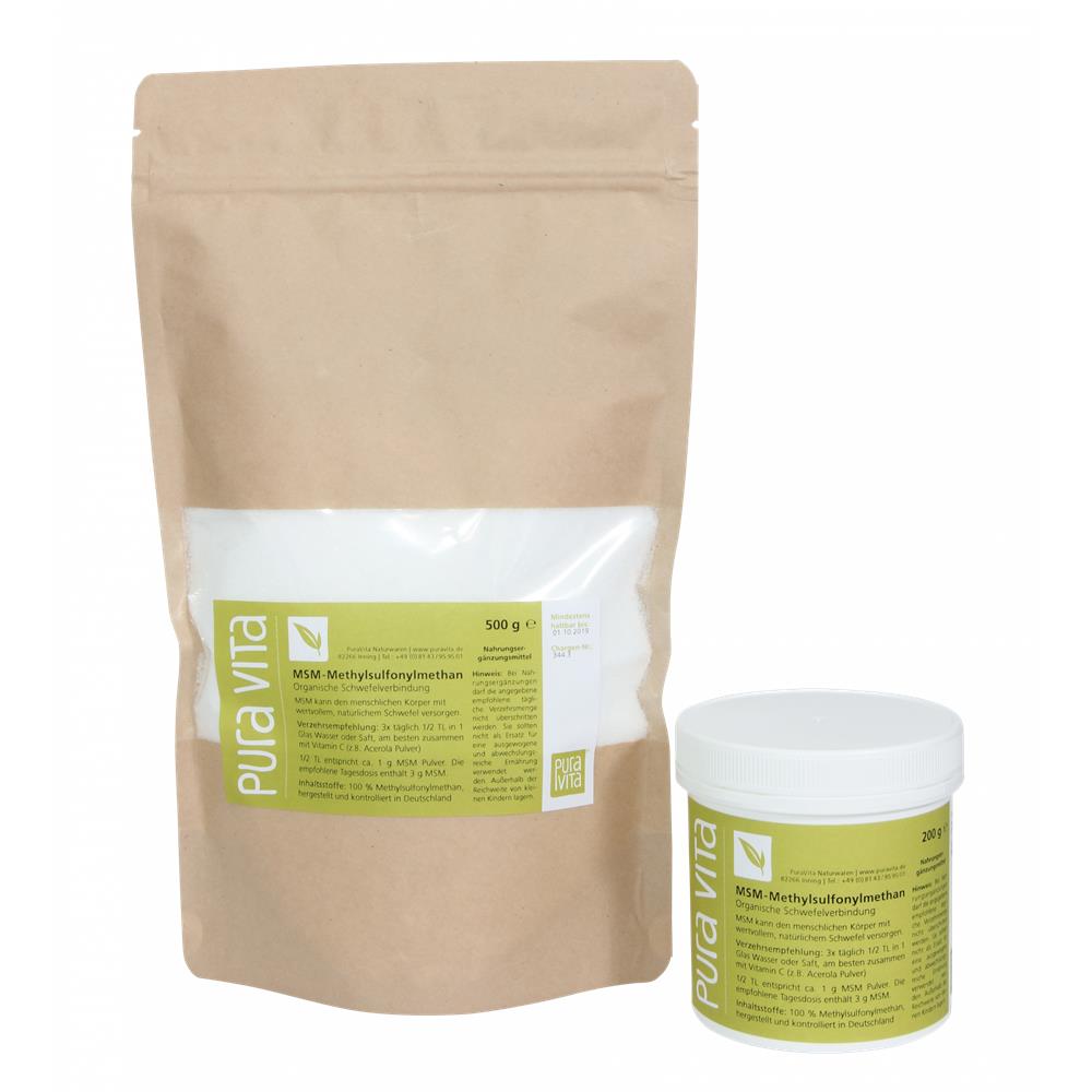 MSM-organischer Schwefel