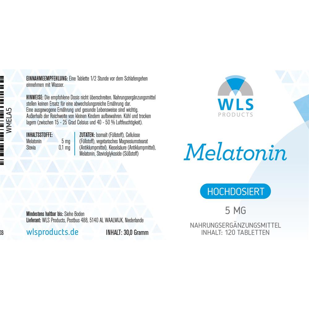 Melatonin Pure 5mg - 120 Tabs