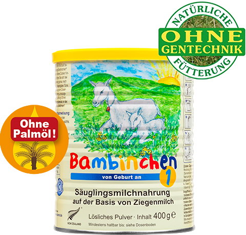 Ziegenmilchpulver Bambinchen 1 Bio, 400 g
