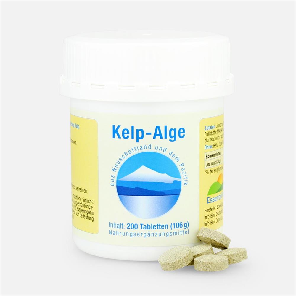 Kelp Tabletten 150 mcg Jod, 200 Lutschtabletten