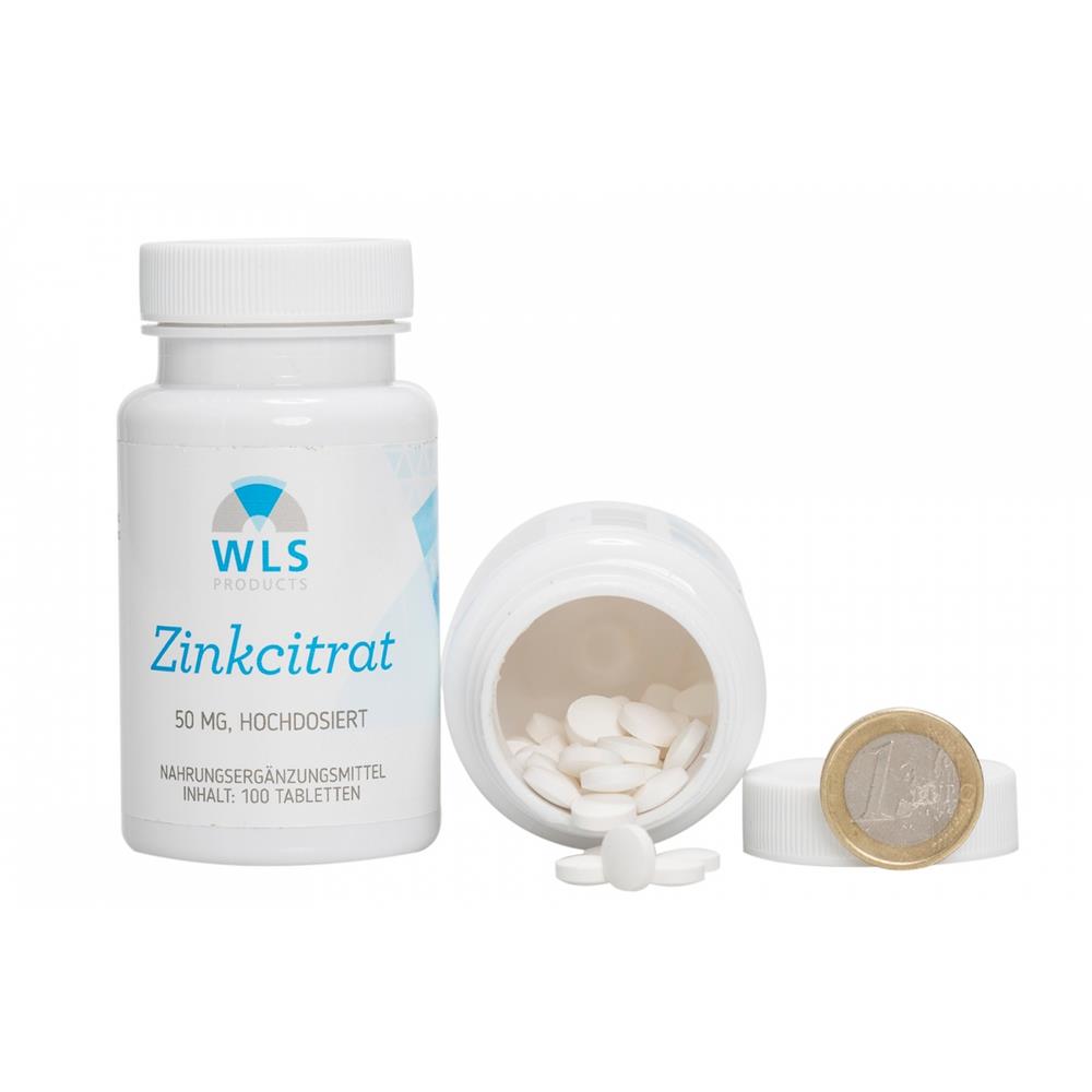 Zinkcitrat 50 mg hochdosiert, 100 Lutschtabletten