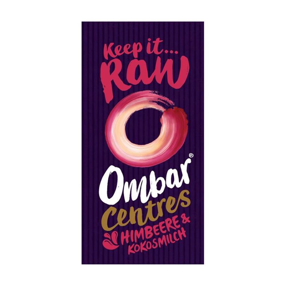 Ombar Rohkostschokolade Bio Himbeere & Kokosmilch 35 g