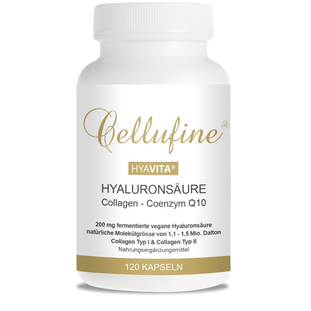 Hyaluronsäure mit Collagen Typ 1 & Typ 2 + Q10, 120 Kapseln