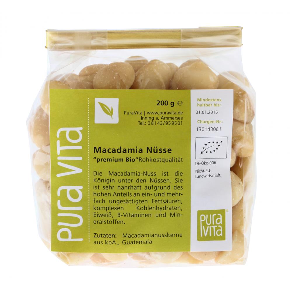 Macadamianusskerne Bio