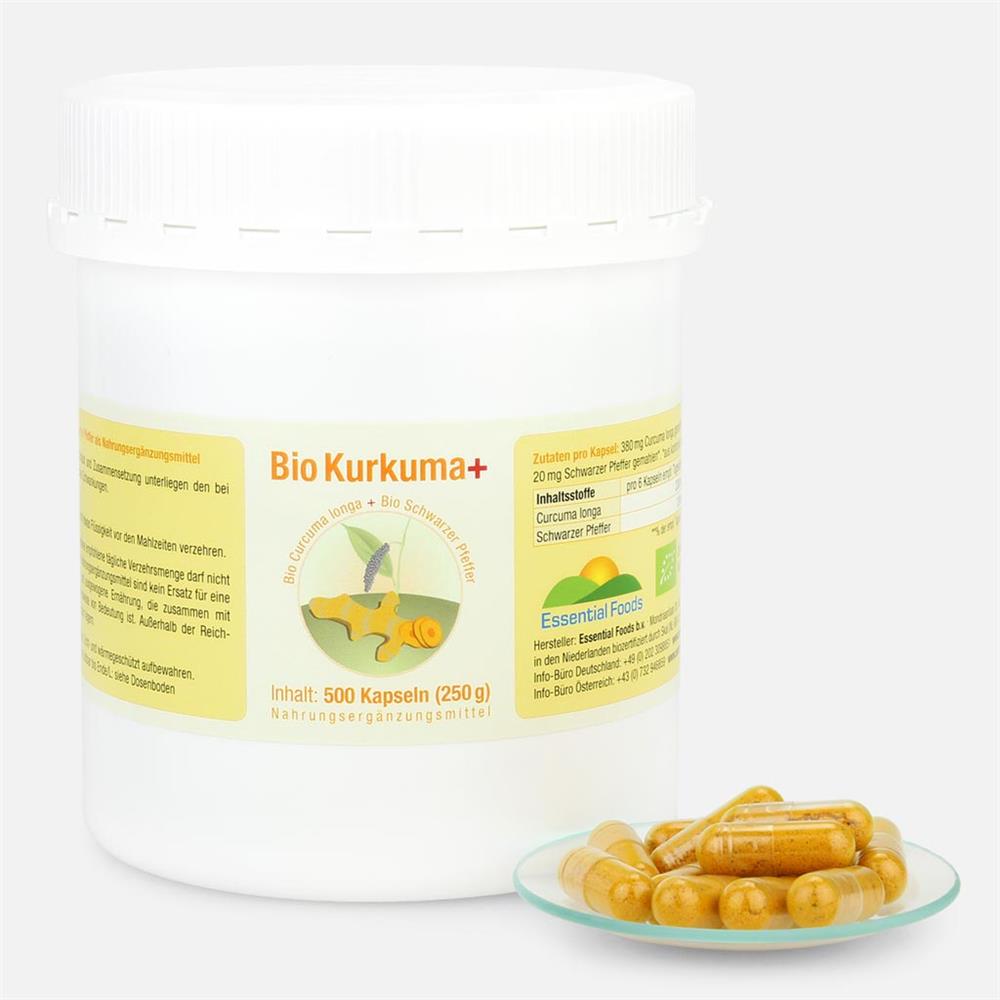 Kurkuma Kapseln Bio