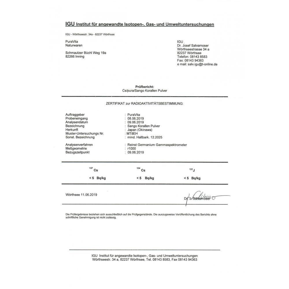 Sango Korallen Pulver