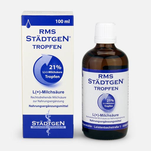 RMS Städtgen Rechtsmilchsäure Tropfen, 100 ml