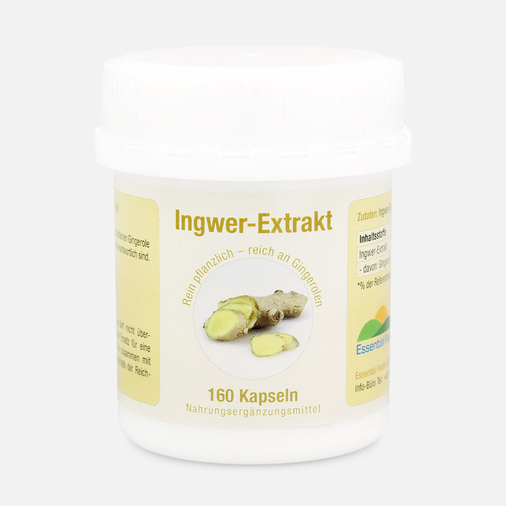 Ingwer-Extrakt 160 Kapseln