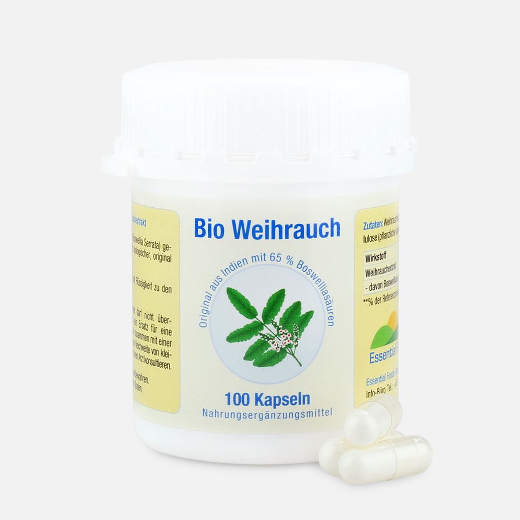 Weihrauch Extrakt - Boswellia Serrata 400mg, 100 Kapseln