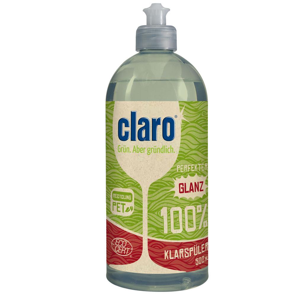 100% Klarspüler perfekter Glanz Claro, 500 ml