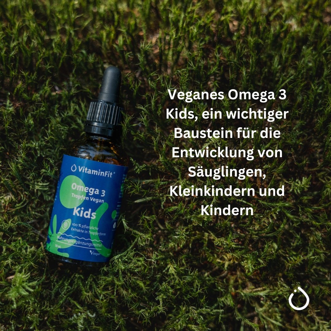 Vegane Omega 3 Kinder Tropfen 50 ml