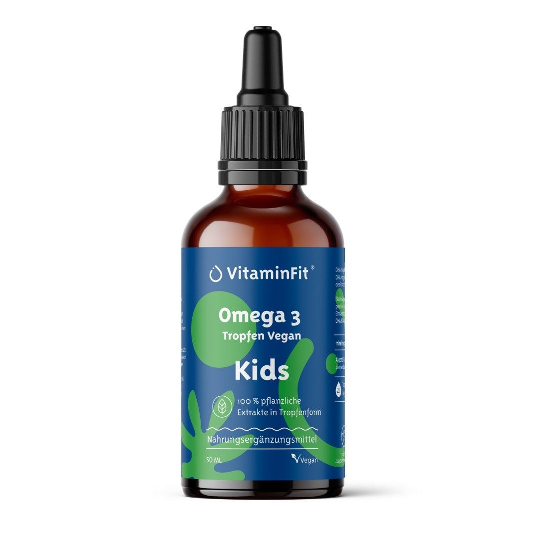 Vegane Omega 3 Kinder Tropfen 50 ml