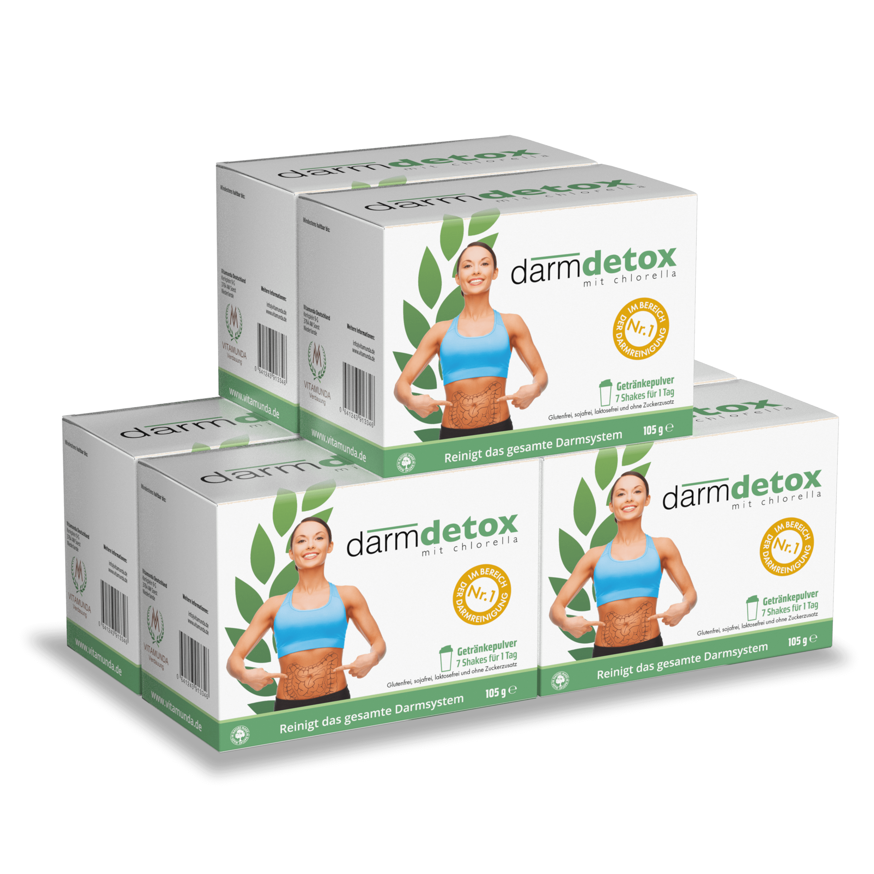 Vitamunda DarmDetox mit Chlorella  6-Tage-Kur